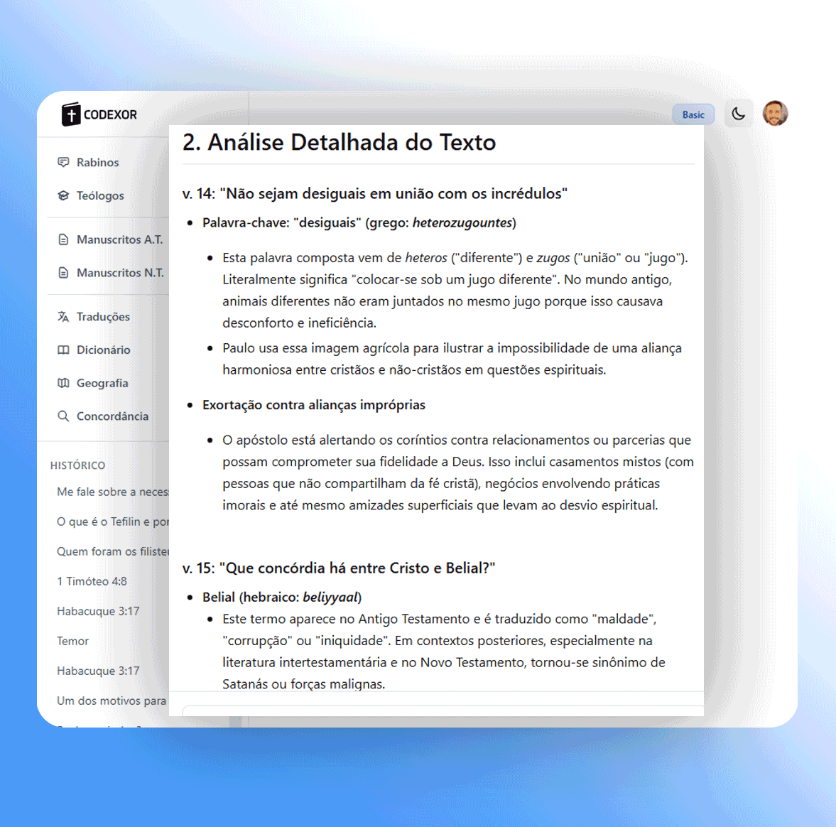 Passo 4: Feedback
